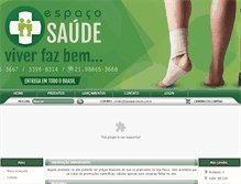 Tablet Screenshot of lojaespacosaude.com.br
